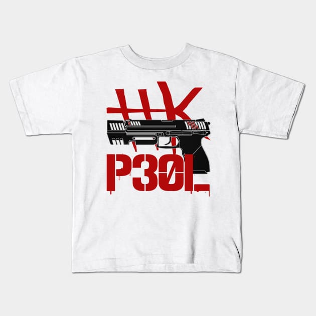 Handgun HK P30L Kids T-Shirt by Aim For The Face